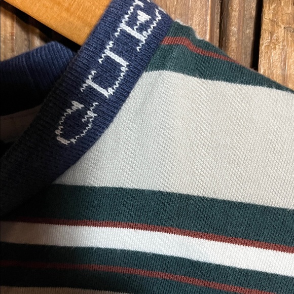 GUESS Navy and White Striped Tee - Picture 4 of 6